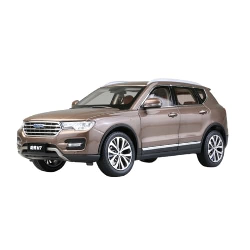 Für Haval H7 1:18 Miniatur-Simulationsauto Statisches Modell Sammlerstück Dekoratives Ausstellungsstück(Brown) von AQMUZE