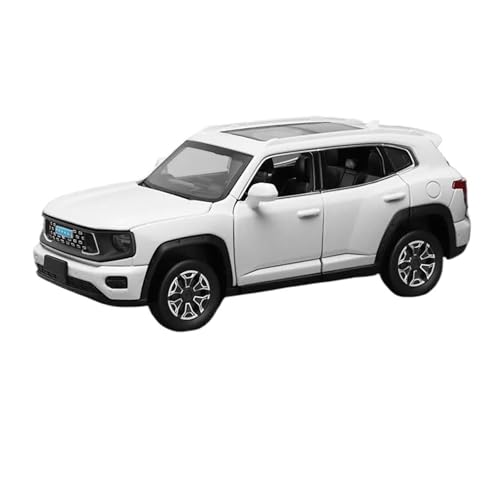Für Haval H7 DARGO SUV 1:32 Legierung Automodell Simuliert Metall Geschenk Sound Und Licht(White) von AQMUZE