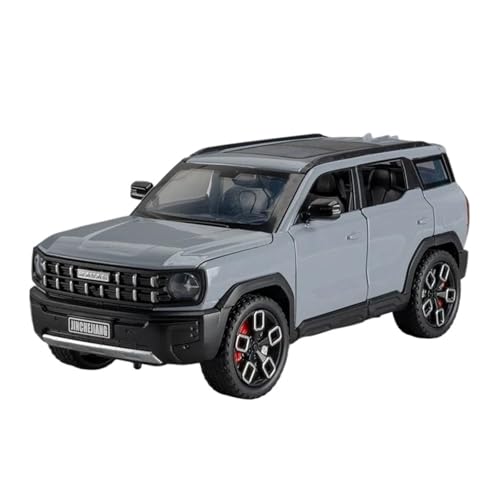 Für Haval X-Dog SUV 1:24 Legierungsautomodell Simuliert Metallgeschenkton Und Licht(Gray) von AQMUZE