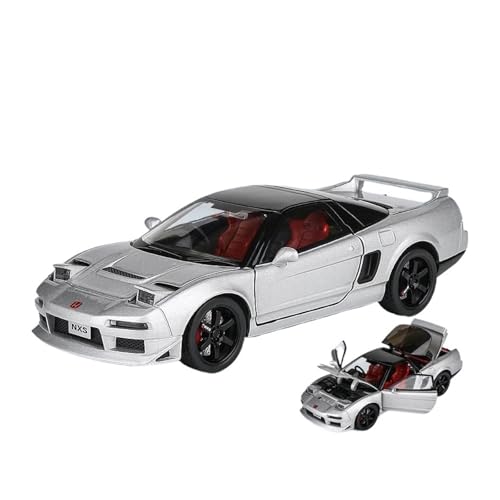 Für Honda Acura NSX 1/32 Druckgusslegierungsmodell Sound- Und Lichtsimulationssammlung Gedenkdisplay(Silver) von AQMUZE