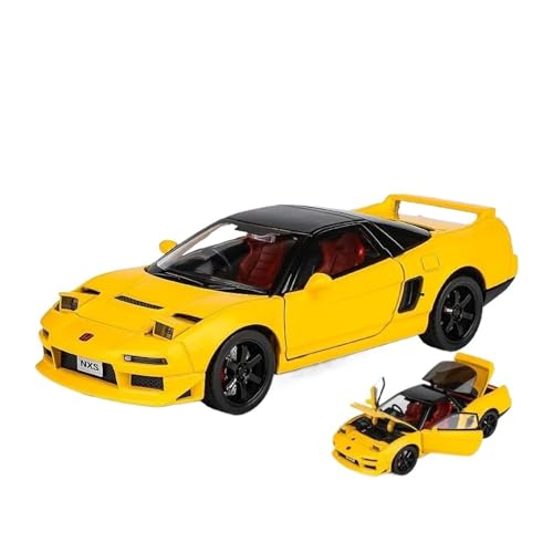 Für Honda Acura NSX 1/32 Druckgusslegierungsmodell Sound- Und Lichtsimulationssammlung Gedenkdisplay(Yellow) von AQMUZE
