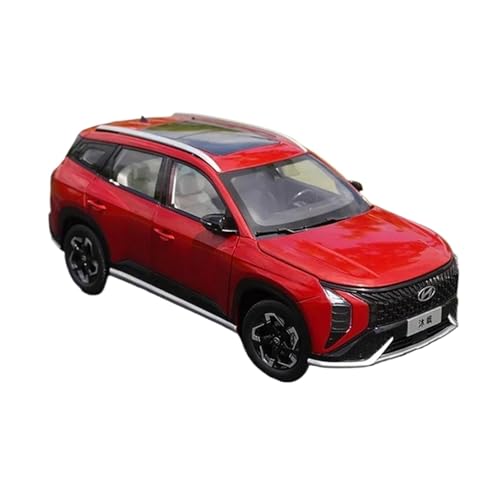 Für Hyundai Mufasa IX35 1:18 Legierung Automodell Druckguss Statische Hobby-Sammlung Dekoration(Red) von AQMUZE