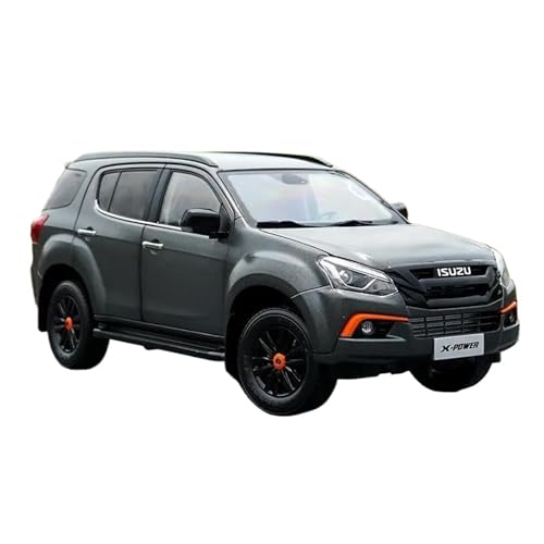 Für Isuzu Mu-x SUV Ranger Mux 1:18 Legierung Auto Simulation Modell Druckguss Metall Statische Sammlung von AQMUZE