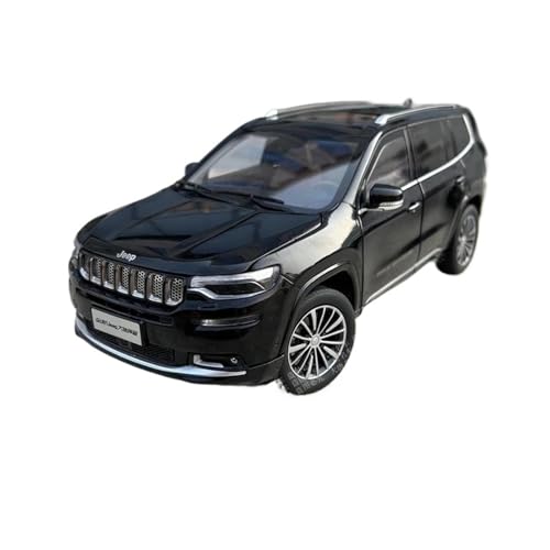 Für Jeep Grand Commander SUV 1:18 Druckguss Metall Analog Auto Modell Geschenk(Black) von AQMUZE