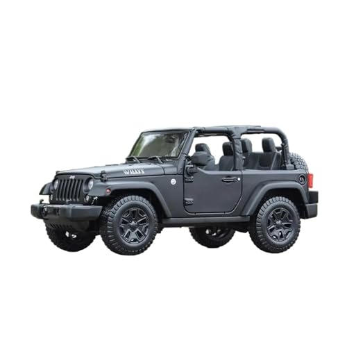 Für Jeep Wrangler 1:18 Statische Legierung Druckguss Auto Form Urlaub Geschenk Simulation Dekoration(Black) von AQMUZE