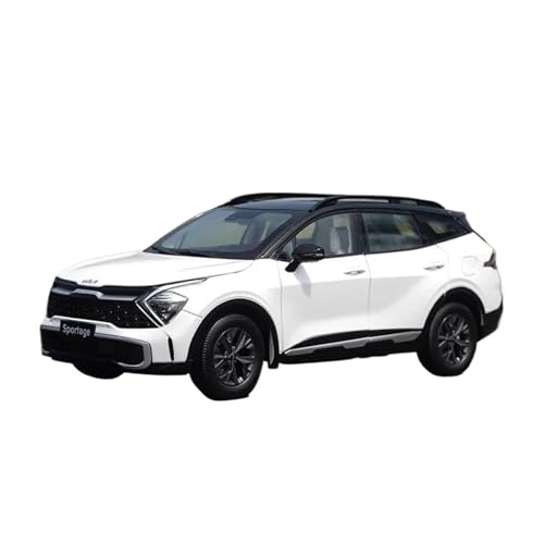 Für KIA Spirtage 1:18 Legierung Automodell Druckguss Statische Hobby-Sammlung Dekoration(White) von AQMUZE