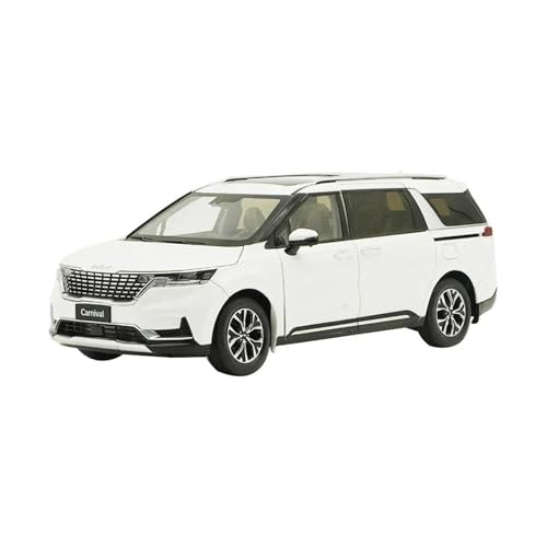 Für Kia Carnival 1:18 Business Van 2022 Mpv Legierung Serie Auto Modell Ornamente Sammlung Weihnachten Geschenke(White) von AQMUZE