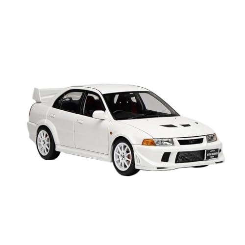 Für Lancer Evolution VI (6,5) 1/18 Statische Legierung Druckguss Auto Form Urlaub Geschenk Simulation(White) von AQMUZE