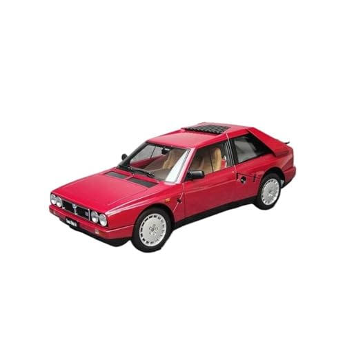 Für Lancia Delta S4 1985 1/18 Statische Legierung Druckguss Auto Form Urlaub Geschenk Simulation Dekoration(Red) von AQMUZE