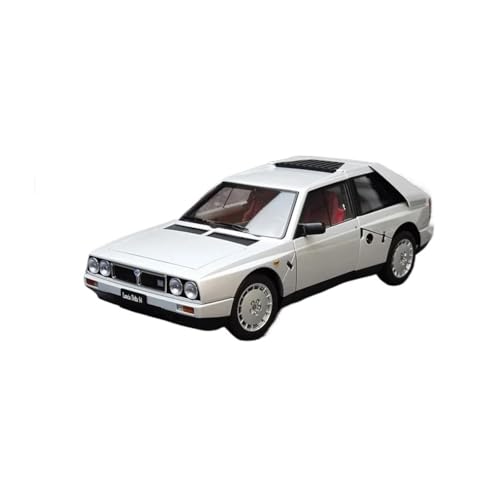 Für Lancia Delta S4 1985 1/18 Statische Legierung Druckguss Auto Form Urlaub Geschenk Simulation Dekoration(Silver) von AQMUZE