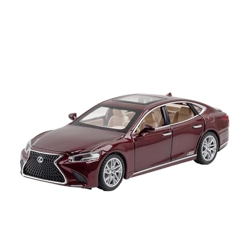 Für Lexus LS500H 1:32 Legierung Automodell Druckguss Metall Auto Sound Und Licht Inneneinrichtung(Brown) von AQMUZE