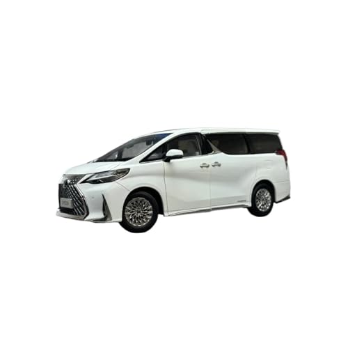 Für Lexus MPV LM300h1/18 Statische Legierung Druckguss Auto Form Urlaub Geschenk Simulation Dekoration(White) von AQMUZE