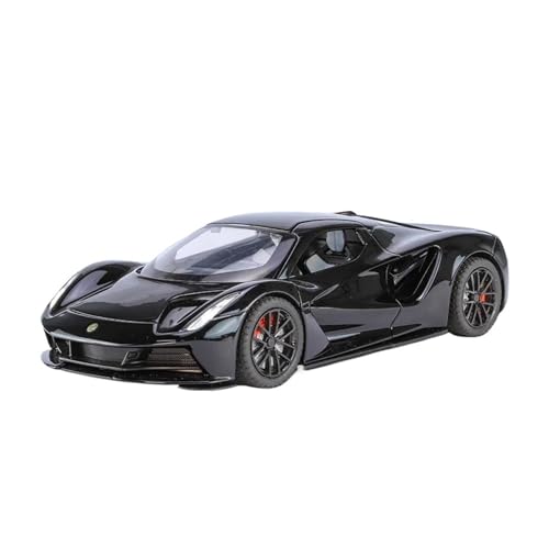 Für Lotus EVIJA 1:24 Legierung Automodell Simuliert Metall Geschenk Ton Und Licht(Black) von AQMUZE