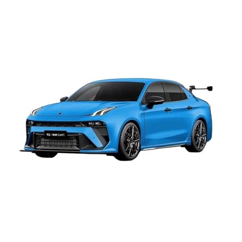 Für Lynk & Co Co 03 TCR Cyan 1:18 Druckgusslegierung Automodell Anhänger Sammlung Schaufenster von AQMUZE
