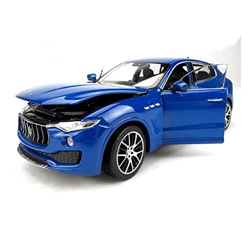 Für Maserati Levante 1 24 Legierung Druckguss Automodell Dekoration Display Jungen Spielzeug Geschenkkollektion(Blau) von AQMUZE