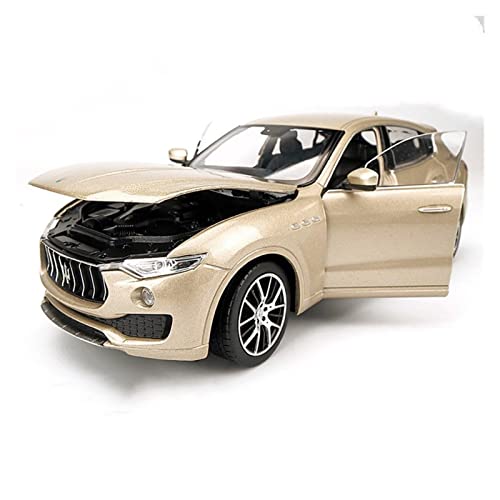 Für Maserati Levante 1 24 Legierung Druckguss Automodell Dekoration Display Jungen Spielzeug Geschenkkollektion(Gold) von AQMUZE