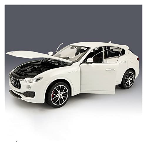 Für Maserati Levante 1 24 Legierung Druckguss Automodell Dekoration Display Jungen Spielzeug Geschenkkollektion(White) von AQMUZE