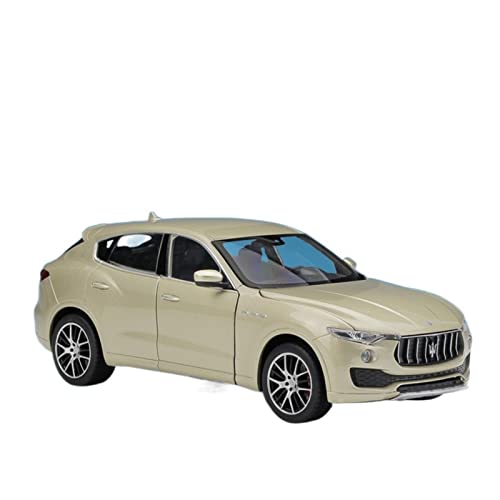 Für Maserati Levante SUV 1 24 Legierung Klassisches Druckgussmodell Metall Kinderspielzeug Geschenkkollektion(Beige) von AQMUZE