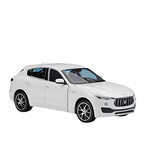 Für Maserati Levante SUV 1 24 Legierung Klassisches Druckgussmodell Metall Kinderspielzeug Geschenkkollektion(White) von AQMUZE