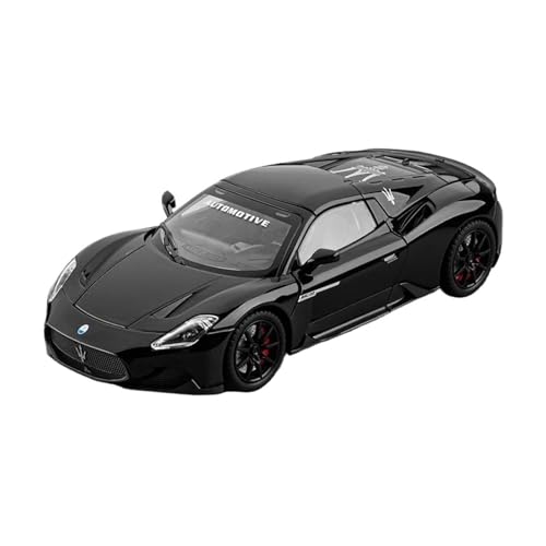 Für Maserati MC20 Cabrio 1:24 Metallmodell Druckguss Simulierter Ton Und Licht Sammlerstücke Dekorative Geschenke(Black) von AQMUZE