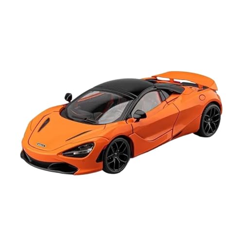 Für McLaren 720S 1:18 Supercar Sport Legierung Druckguss Modell Hobby Sammlung Wohnkultur Mode Geschenke(Orange) von AQMUZE