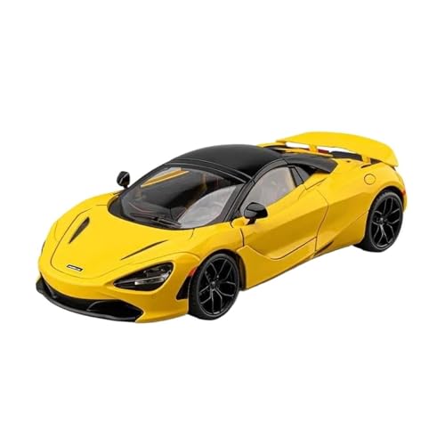 Für McLaren 720S 1:18 Supercar Sport Legierung Druckguss Modell Hobby Sammlung Wohnkultur Mode Geschenke(Yellow) von AQMUZE