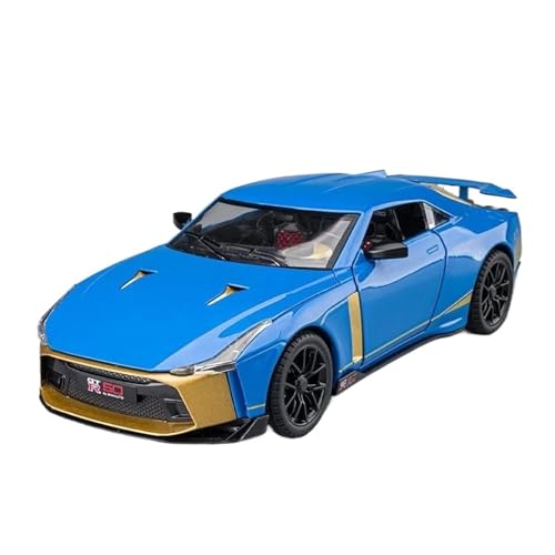 Für Niaasn GTR-50 1:24 Legierung Druckgussmodell Simulierte Heimdekorationsgeschenke(Blue) von AQMUZE