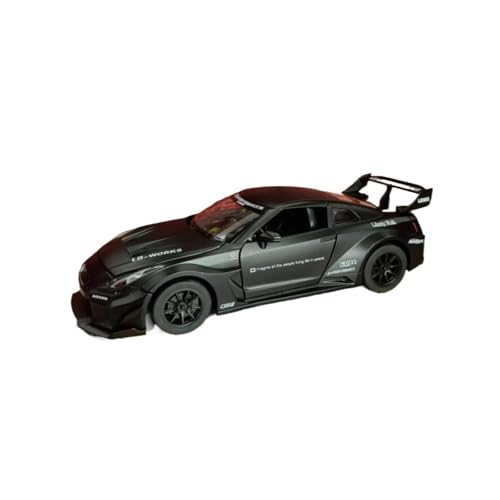 Für Nissan Ares GTR 1:24 Roadster Legierung Auto Metall Ornament Geburtstag Geschenk(Black) von AQMUZE