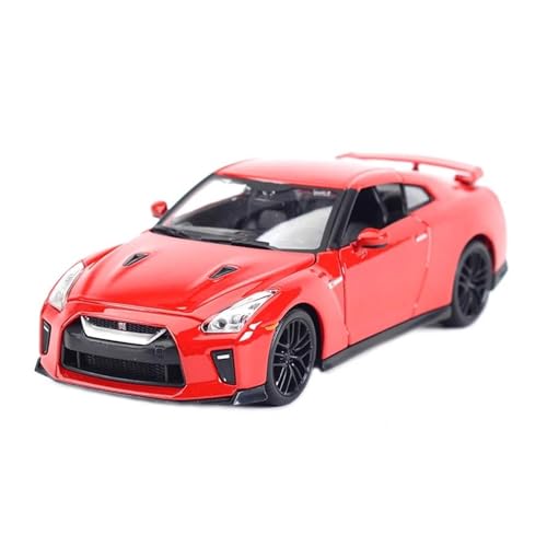 Für Nissan GT-R 2017 Statisches 1:24 Druckgusslegierung Sportwagenmodell Simulation Autosammlung Souvenir(Red) von AQMUZE