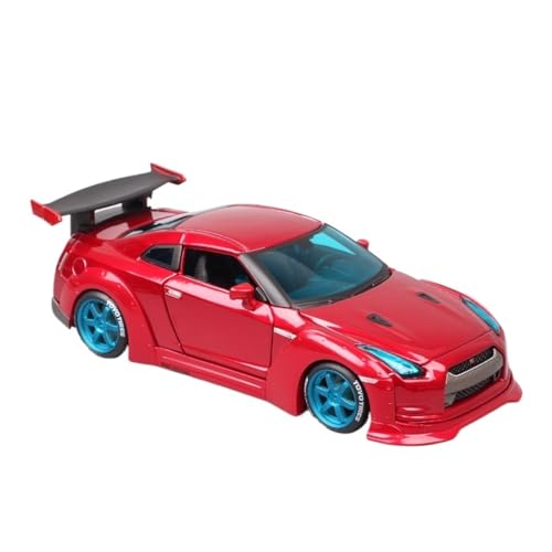 Für Nissan GTR Modified Widebody Edition Statisches Druckgussautomodell Im Maßstab 1:24 Geschenk Für Jungen von AQMUZE