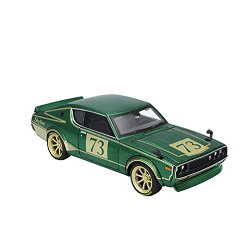 Für Nissan Skyline 2000 GT-R 1973 1 24 Legierung Automodell Metalldruckguss Spielzeug Erwachsene Souvenir Sammlerstücke von AQMUZE