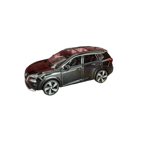 Für Nissan X-Trail 1:32 Legierung Automodell SUV SUV Sechstürer Mit Sound Und Rücklicht(Black) von AQMUZE