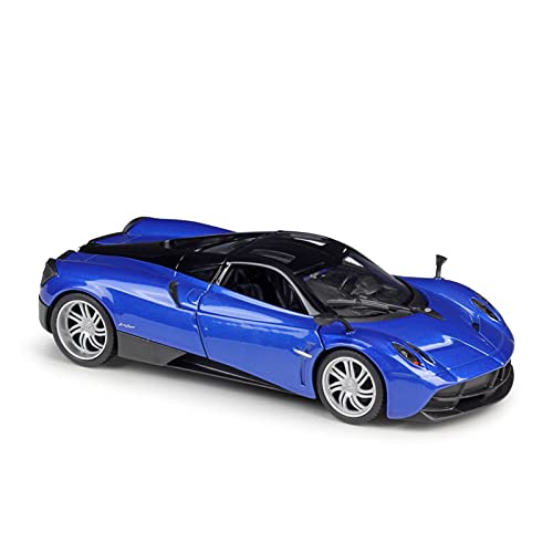 Für Pagani 1 24 Braune Legierung Sportwagen Modell Druckguss Junge Spielzeug Dekoration Sammlung Geschenk(Blau) von AQMUZE