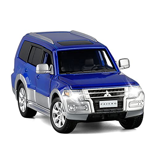Für Pajero V97 SUV 1 32 Alu-Automodell Sound Und Licht Mit Stoßdämpfung Geländefahrzeug Spielzeug(C) von AQMUZE