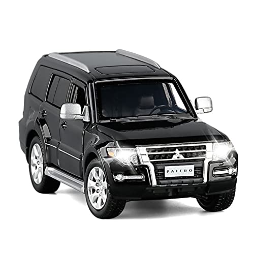 Für Pajero V97 SUV 1 32 Alu-Automodell Sound Und Licht Mit Stoßdämpfung Geländefahrzeug Spielzeug(D) von AQMUZE
