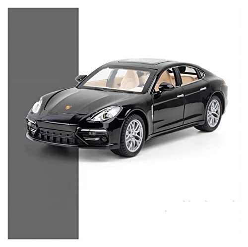 Für Panamera 1 24 Legierung Automodell Sound Und Licht Pull Back Diecast Metall Fahrzeugsammlung Geschenk(Schwarz) von AQMUZE