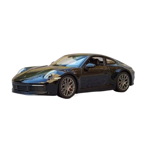 Für Porsche 911 Carrera 1:24 Druckguss Metall Simulation Auto Modell Geschenke(Black) von AQMUZE