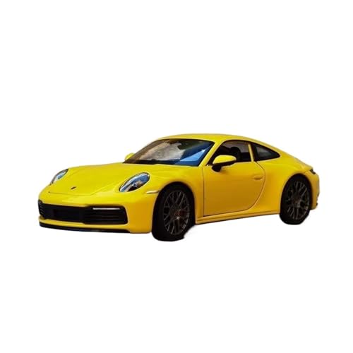 Für Porsche 911 Carrera 1:24 Druckguss Metall Simulation Auto Modell Geschenke(Yellow) von AQMUZE