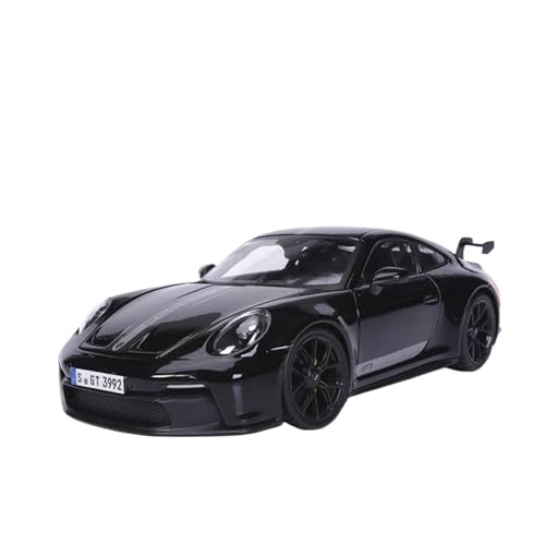 Für Porsche 911 GT3 2022 1:18 Statische Legierung Druckguss Auto Modell Urlaub Geschenk Simulation Dekoration(Black) von AQMUZE