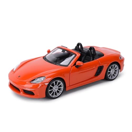 Für Porsche Boxster 718 Roadster 1:24 Statische Legierung Druckguss Auto Sammlerstück Souvenir(Red) von AQMUZE
