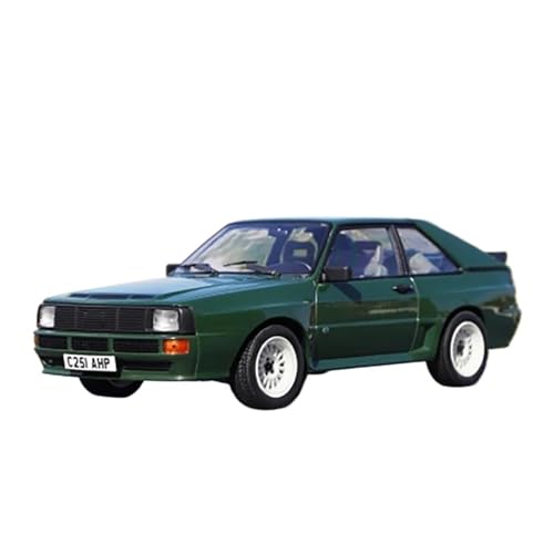 Für Quattr 1985 1:18 Druckguss-Legierung Automodell Statische Simulation Sammlerstück Hobby Souvenir Display(Green) von AQMUZE