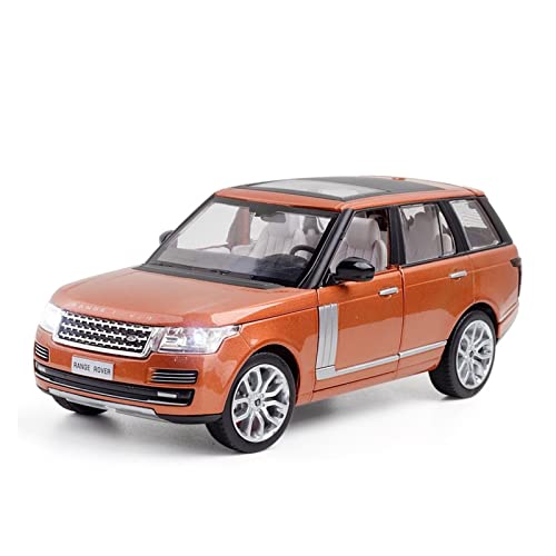 Für Range Rover 2013 1:26 Legierung Automodell Sound Und Licht Ziehen Spielzeugfahrzeug Kindergeschenksammlung Zurück(Orange) von AQMUZE