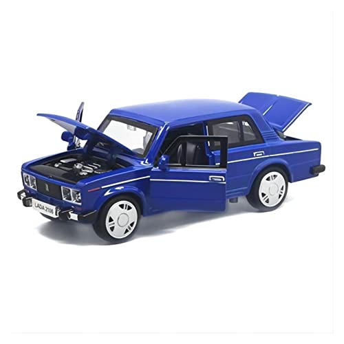 Für Retro Lada 1 32 Legierung Automodell Sound Und Leichtmetall Spielzeugsammlung Kindergeschenk(Blau) von AQMUZE