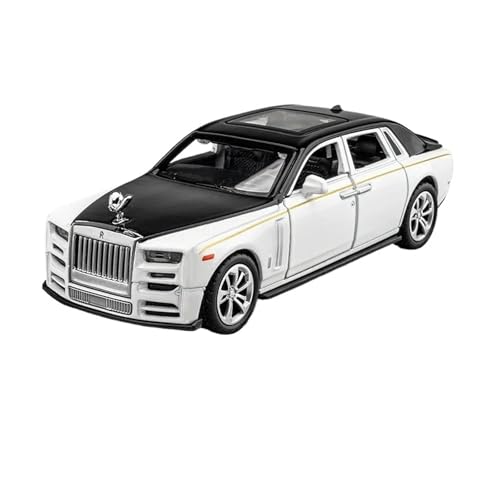 Für Rolls-Royce Phantom Maßstab 1:36 Cast Legierung Auto Modell Rebound Türen Öffnende(White) von AQMUZE