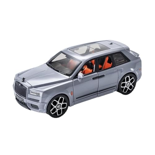 Für Rolls-Royce SUV Cullinan 1:20 Druckguss-Metall-Automodell Sammlergeschenke(Gray) von AQMUZE