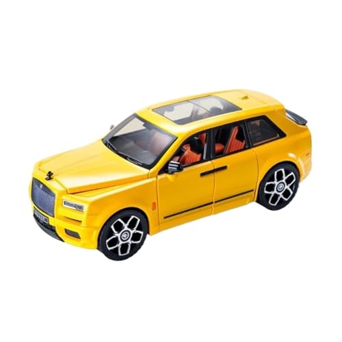 Für Rolls-Royce SUV Cullinan 1:20 Druckguss-Metall-Automodell Sammlergeschenke(Yellow) von AQMUZE