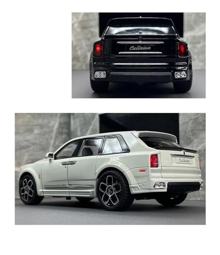 Für Rolls-Royce SUV Cullinan Mansory 1/20 Legierung Druckguss Luxus Auto Modell Sound & Licht Geschenk Sammlung(White) von AQMUZE