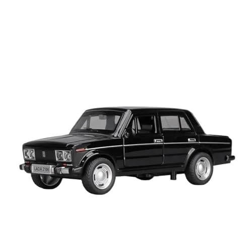Für Russland Lada 2106 1:32 Simulation Druckgusslegierung Modell Boomerang Musik Licht Auto(Black) von AQMUZE