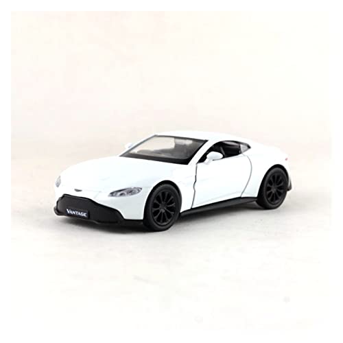 Für Sportwagen 1 36 Simulation Legierung Druckguss Pull Back Modell Kinderspielzeug(White) von AQMUZE