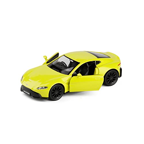 Für Sportwagen 1 36 Simulation Legierung Druckguss Pull Back Modell Kinderspielzeug(Yellow) von AQMUZE